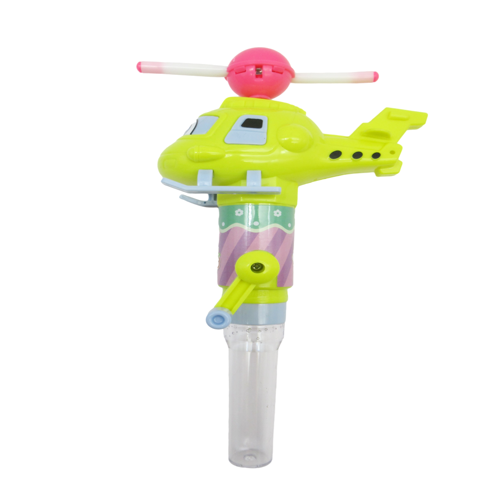 helicopter with light candy toy
